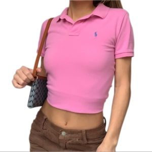 Pink Ralph Lauren Polo Shirt
